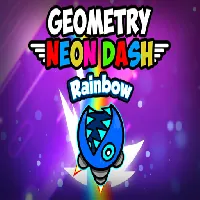 Geometry Neon Dash Rainbow - Game Nora