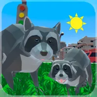 Raccoon Adventure City Simulator 3D - Game Nora
