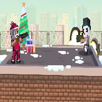 Xmas Rooftop Battles - Game Nora